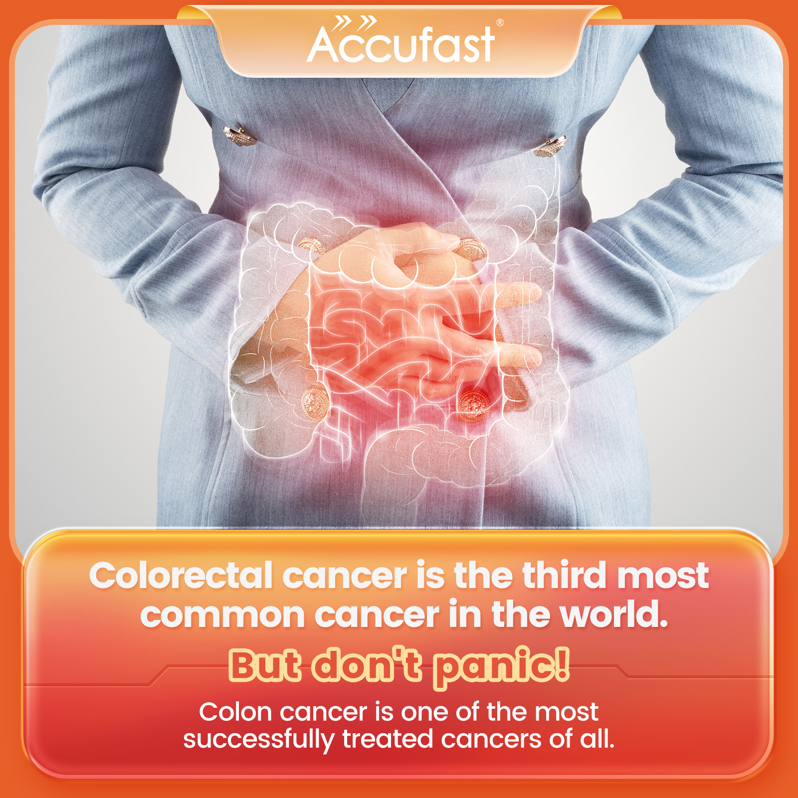 Accufast intestinal test Quick test FOB Testkits Colon Cancer Test for Home Faecal Occult Blood Test