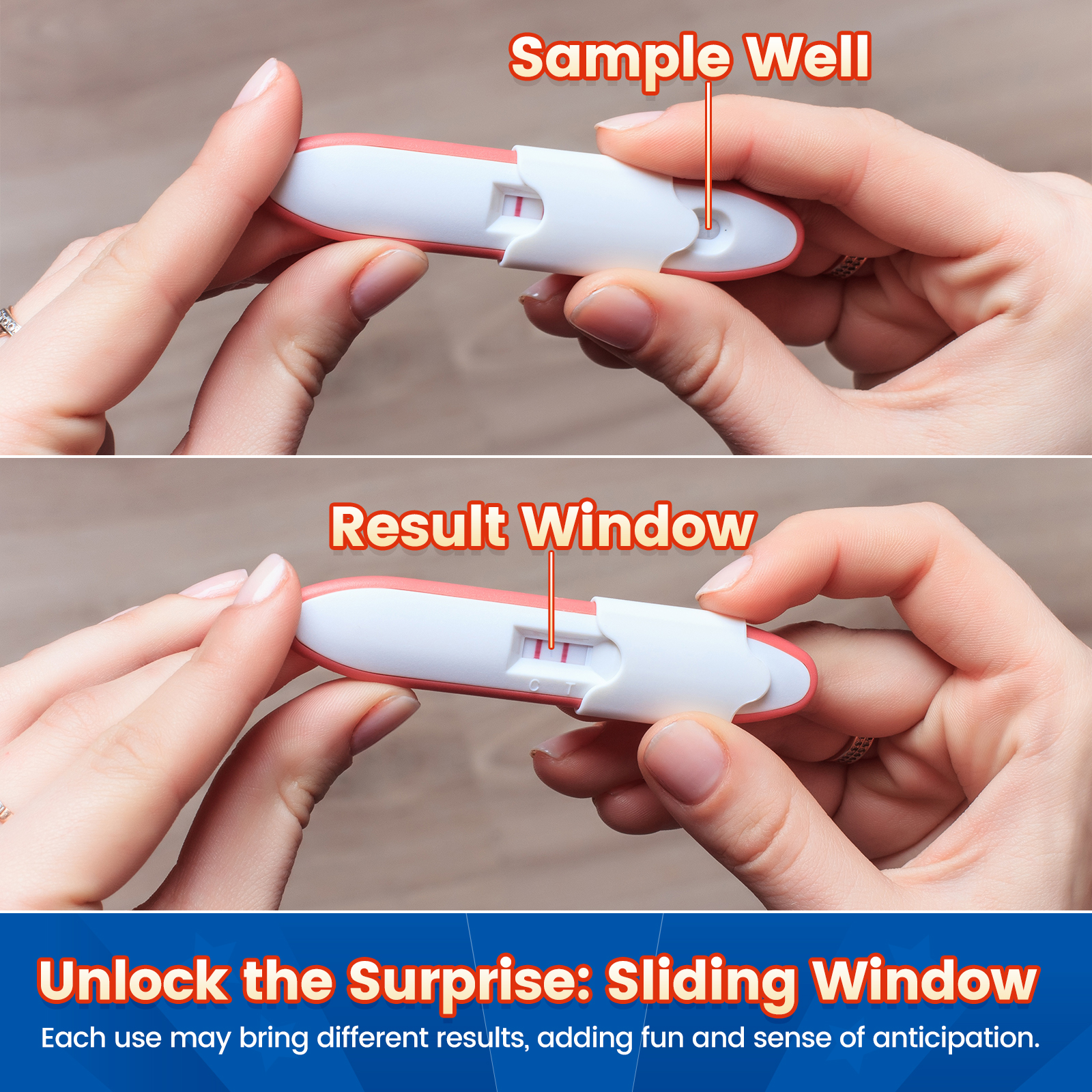 5Pcs PregSeen Pregnancy tests Kit-AccuFast