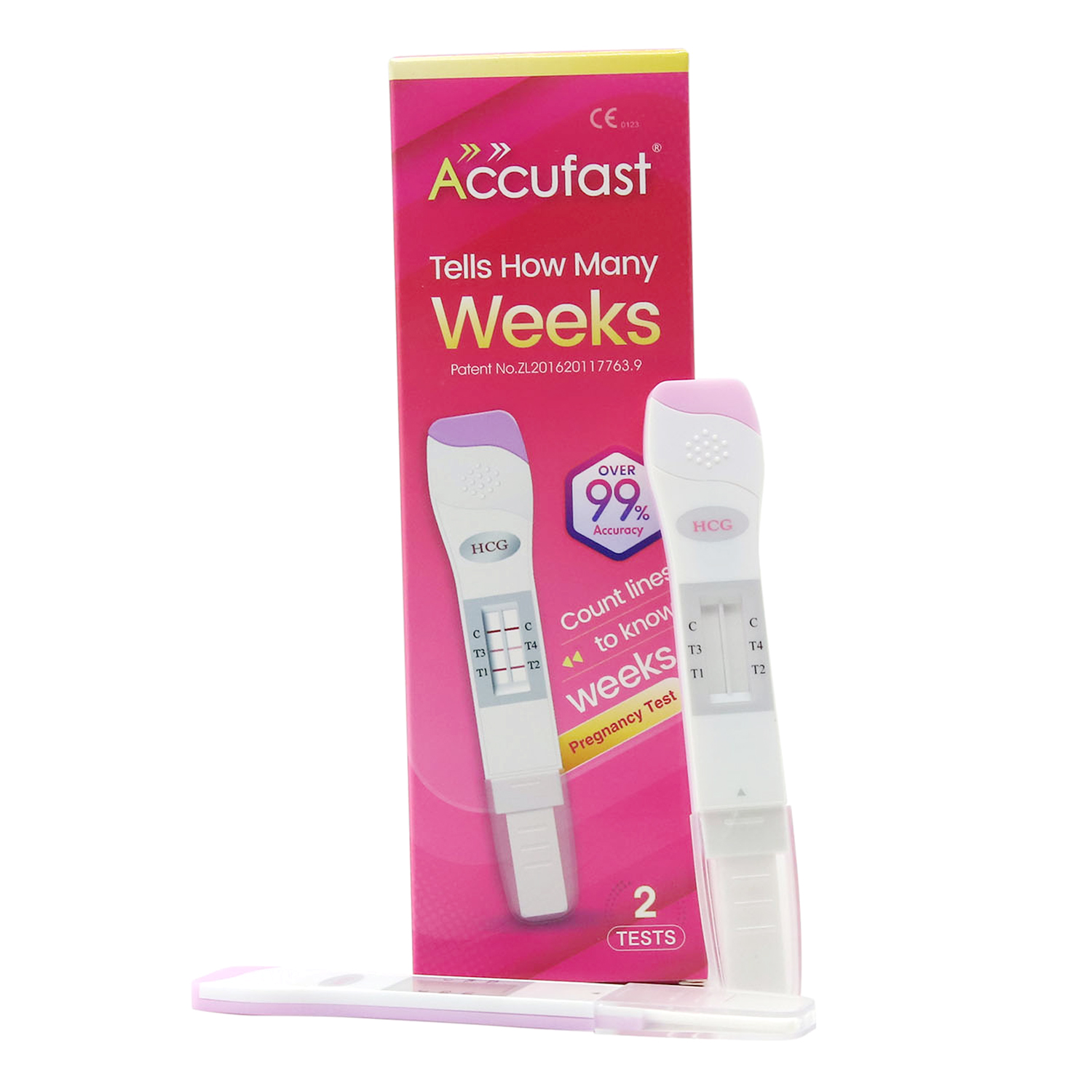 Weekly Pregnancy Test (pack of 2)-AccuFast