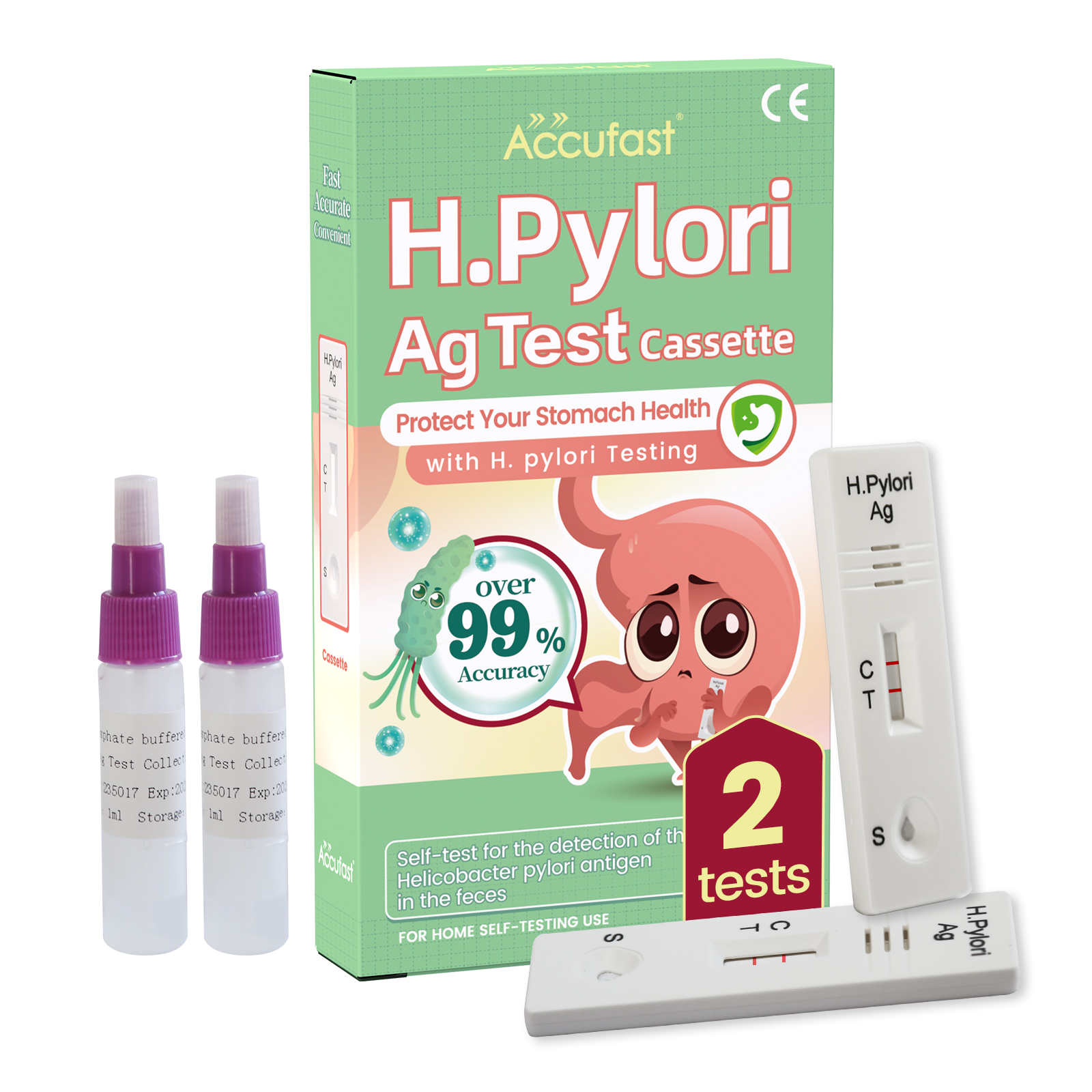 H.Pylori Ag Test Cassette-AccuFast