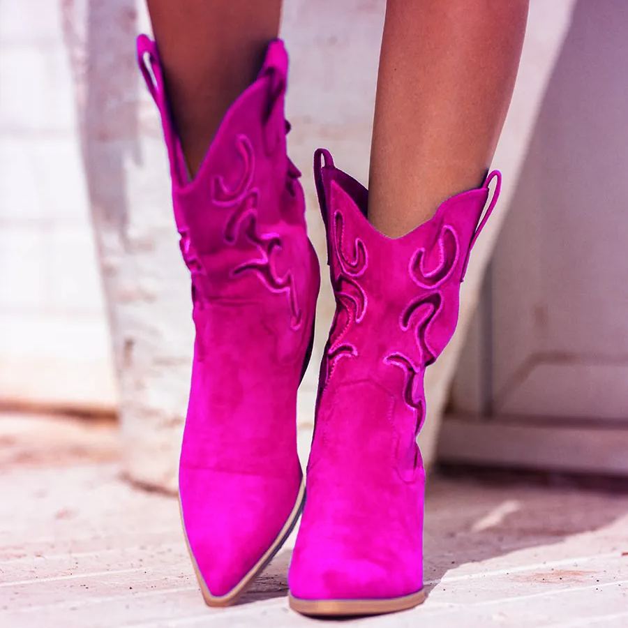 Pink Cowgirl Boots