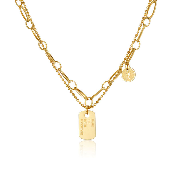 18k gold plated chain