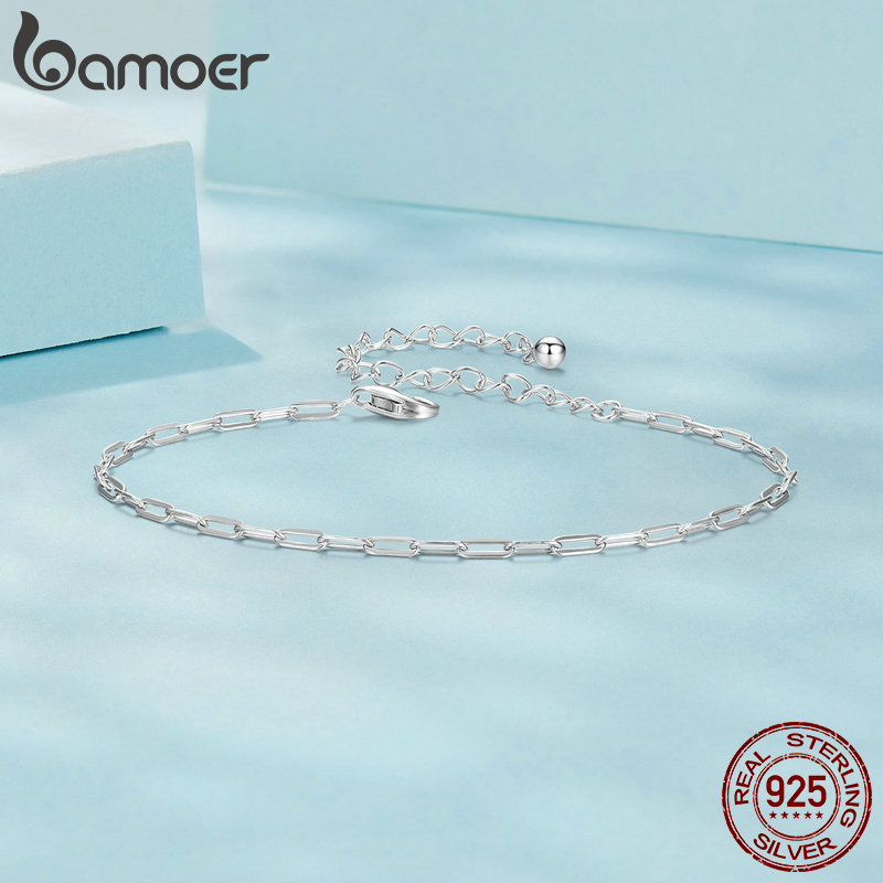 Minimal Square 925 Sterling Silver Bracelet