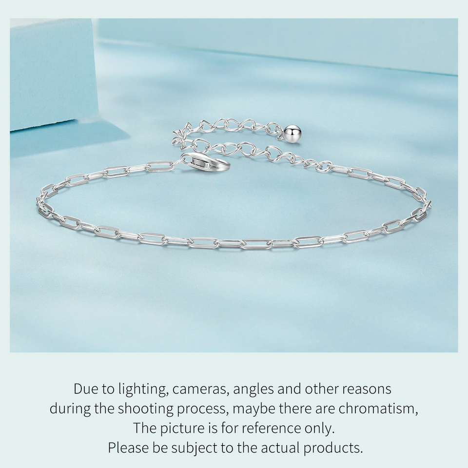 Minimal Square 925 Sterling Silver Bracelet