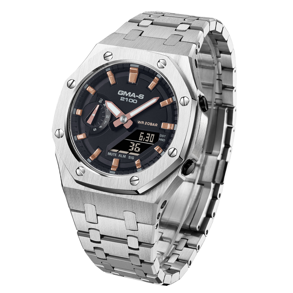 [SKXMOD] Gen.4 Remake CasiOak GMA-S2100 Series Modding Kits | Bracelet Version