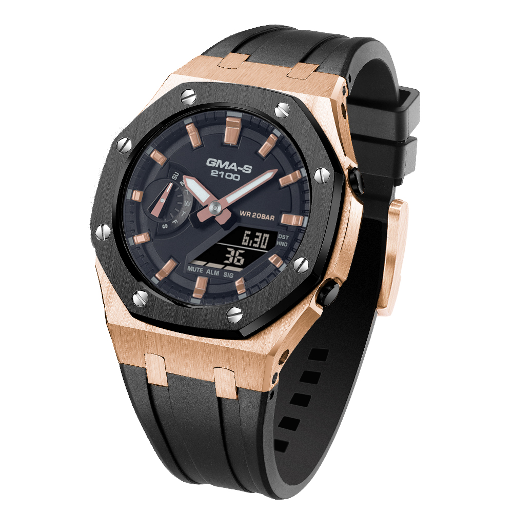 [SKXMOD] Gen.4 Remake CasiOak GMA-S2100 Series Modding Kits | Rubber Band Version