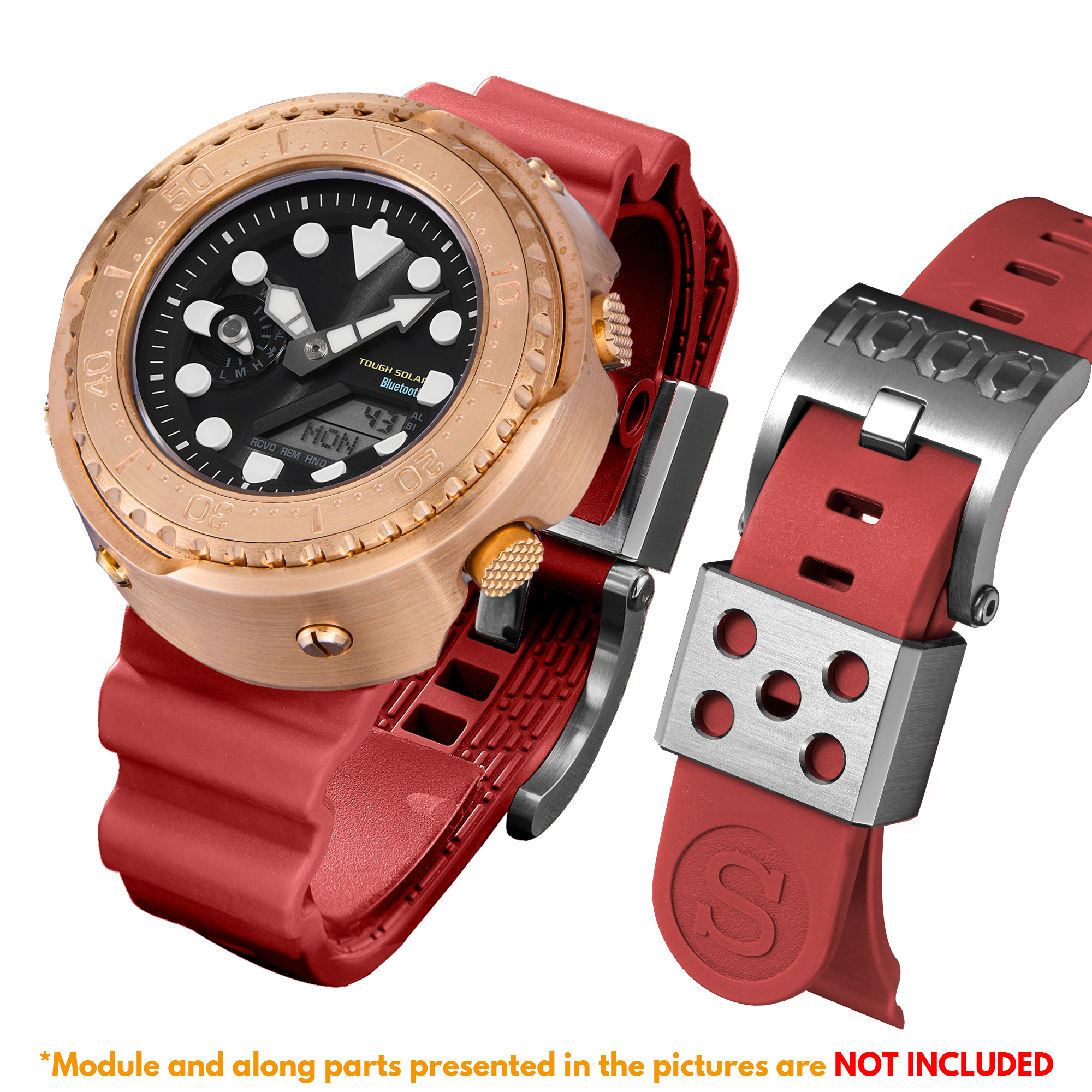 [SKXMOD] Ana-Digi Tuna Modding Kits | Bronze Version