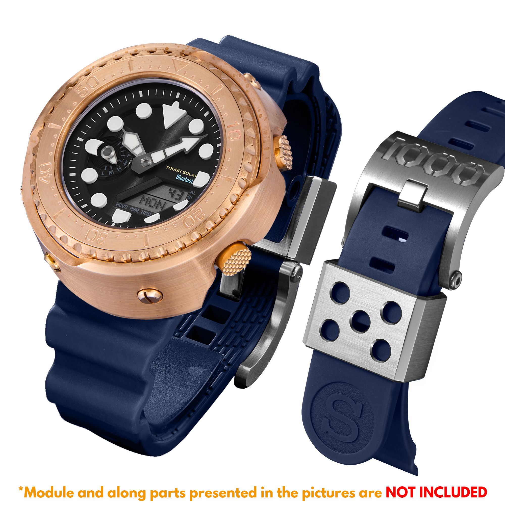 [SKXMOD] Ana-Digi Tuna Modding Kits | Bronze Version