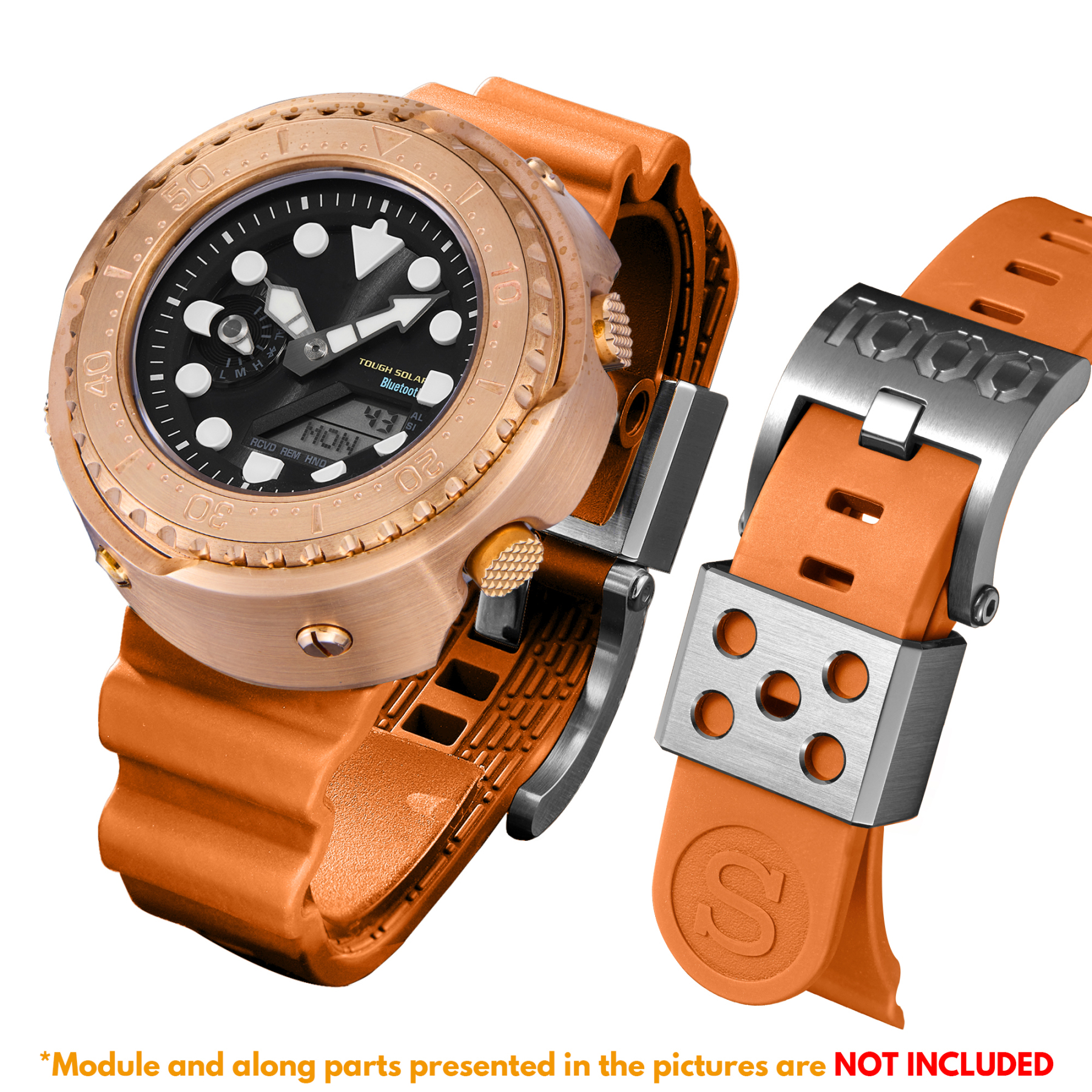 [SKXMOD] Ana-Digi Tuna Modding Kits | Bronze Version