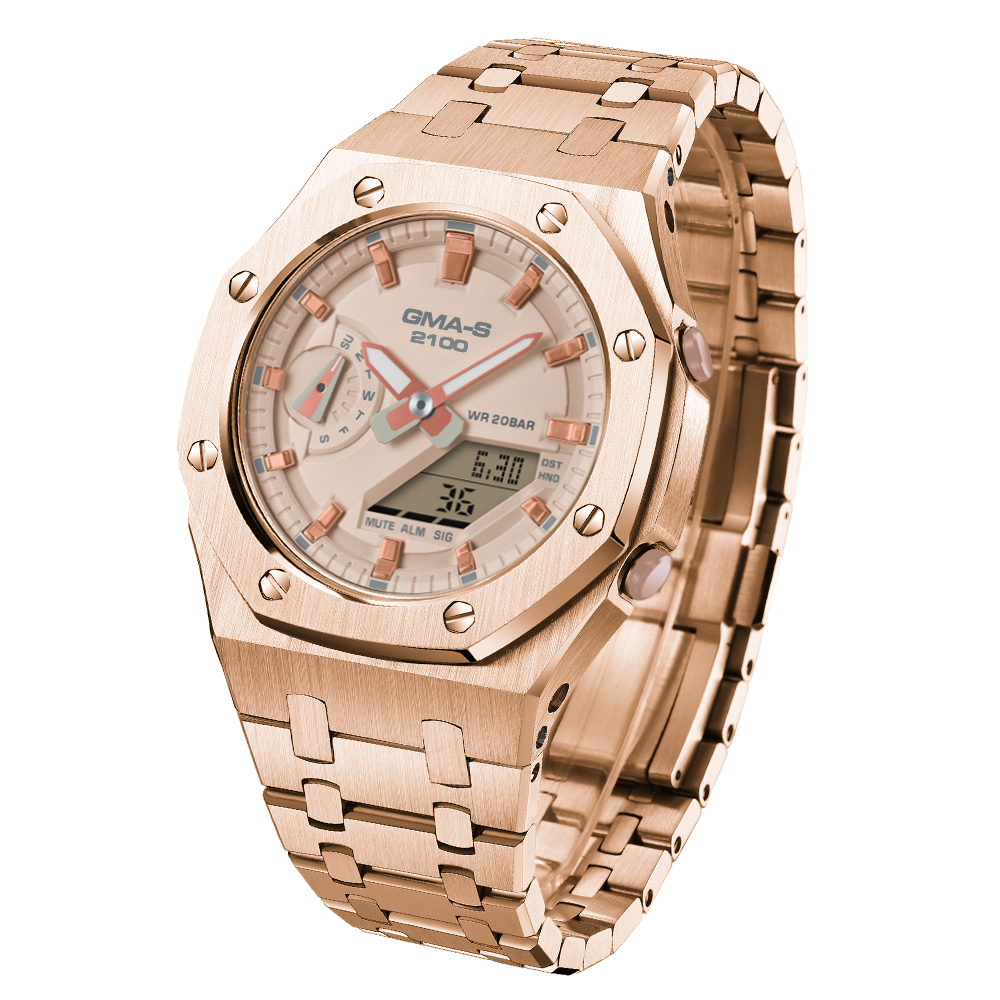 [SKXMOD] Gen.4 Remake CasiOak GMA-S2100 Series Modding Kits | Bracelet Version