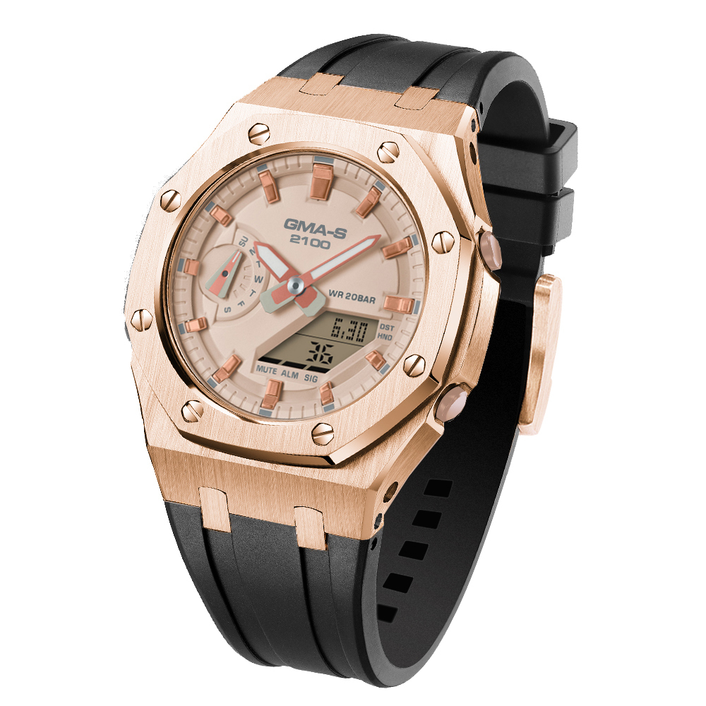 [SKXMOD] CasiOak Gen.4 Remake GMA-S2100 Series Modding Kits | Rubber Band Version