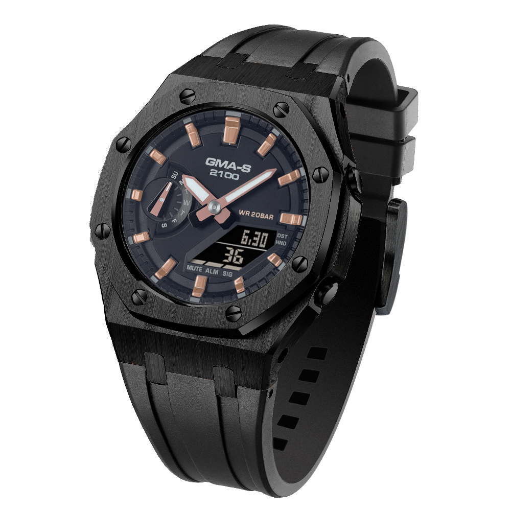 [SKXMOD] Gen.4 Remake CasiOak GMA-S2100 Series Modding Kits | Rubber Band Version