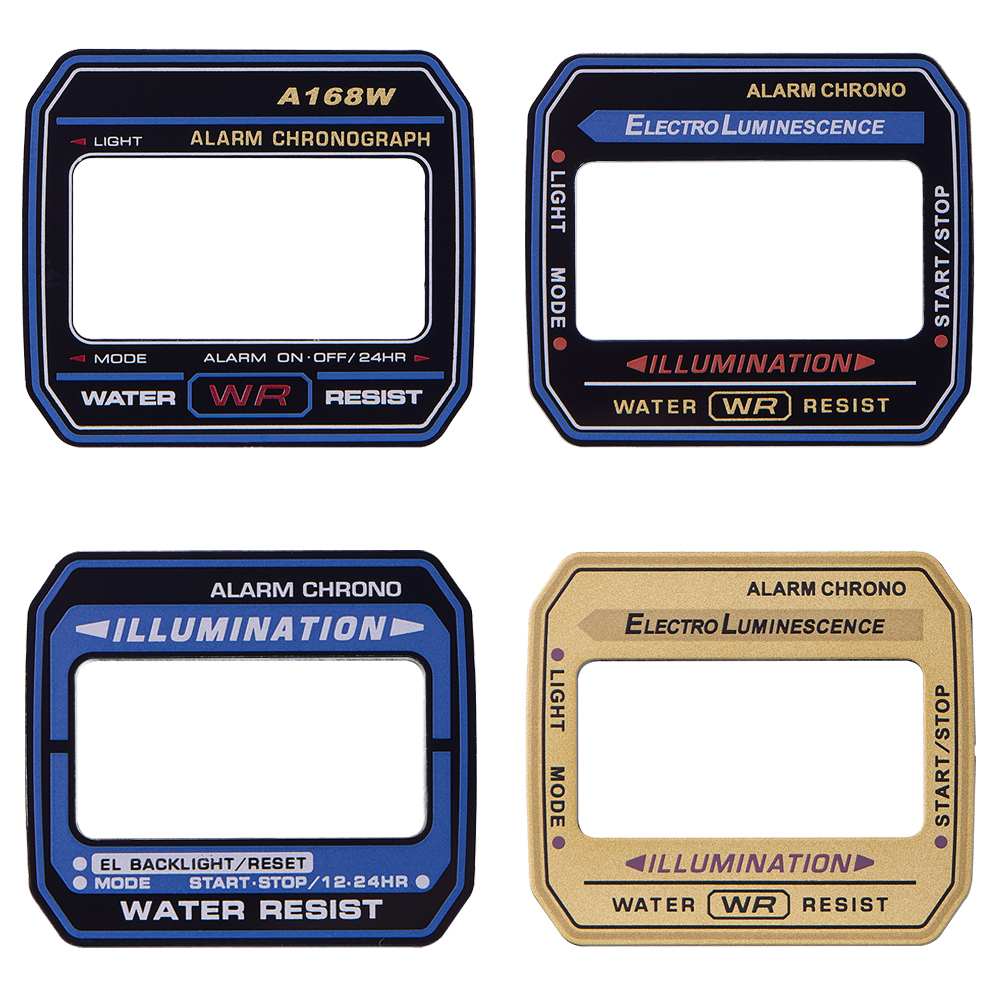 Faceplates for A168 & F-105W Series Modding Kits