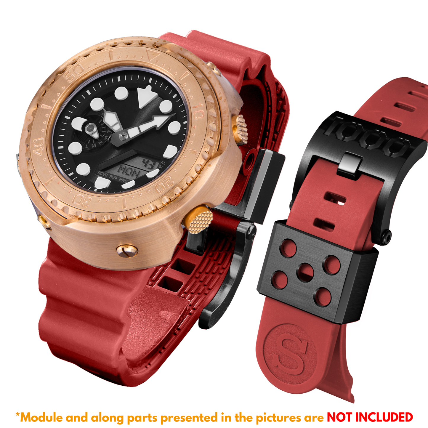 [SKXMOD] Ana-Digi Tuna Modding Kits | Bronze Version