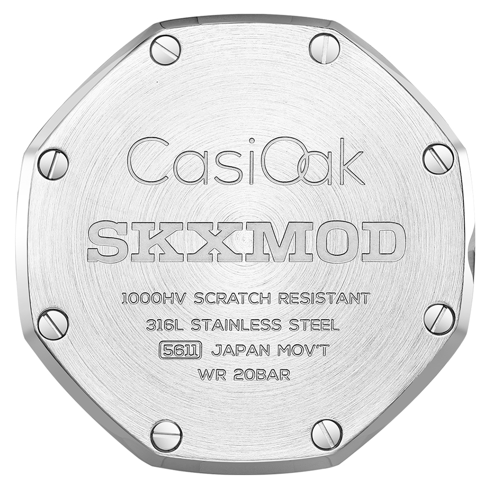 [SKXMOD] Caseback for "CasiOak" Gen.6 Modding Kits