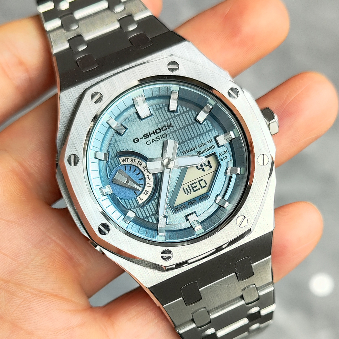 [SKXMOD] CasiOak GM & GBM 2100 Series Modding Kits | Bracelet & Rubber Band Version