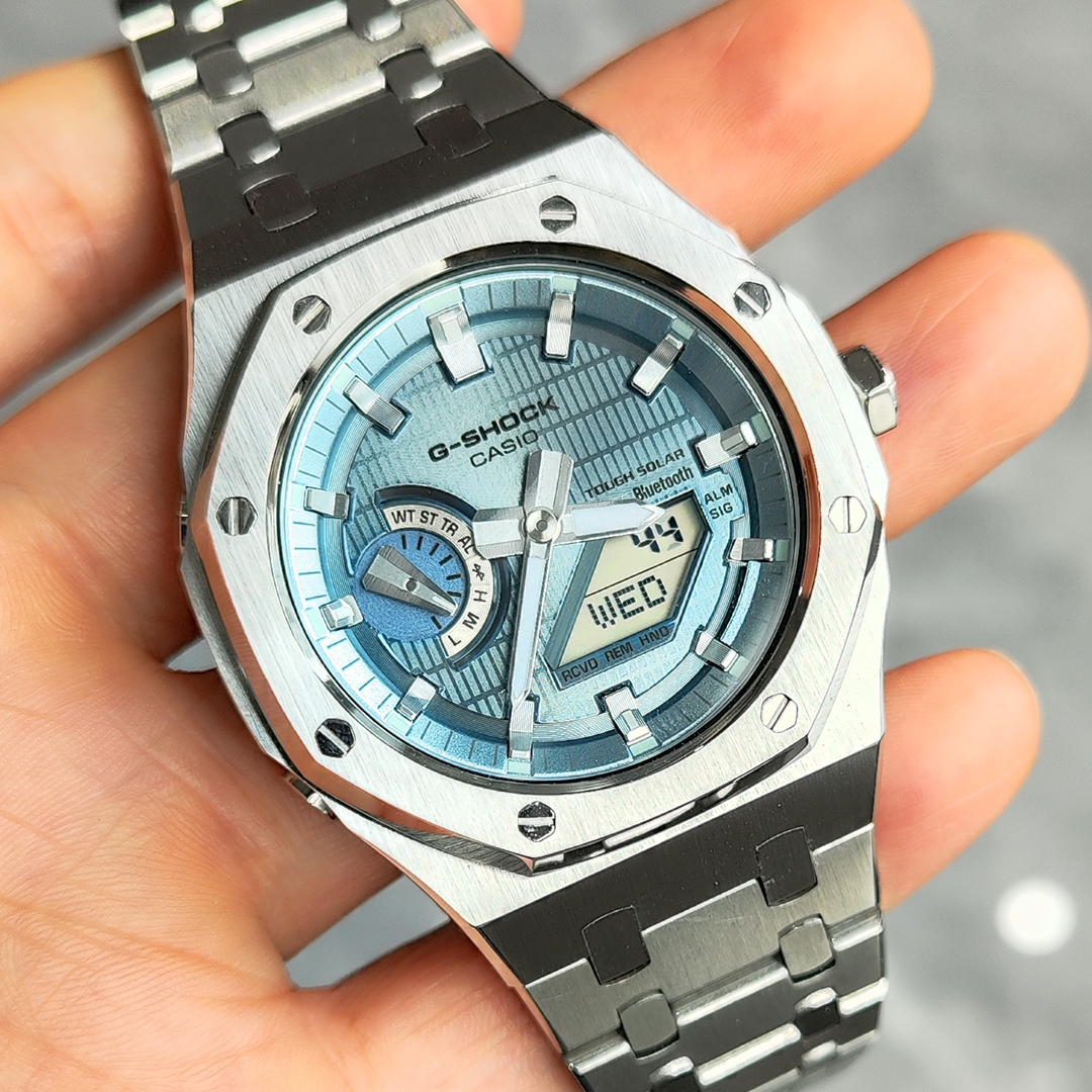 [SKXMOD] CasiOak GM & GBM 2100 Series Modding Kits | Bracelet & Rubber Band Version