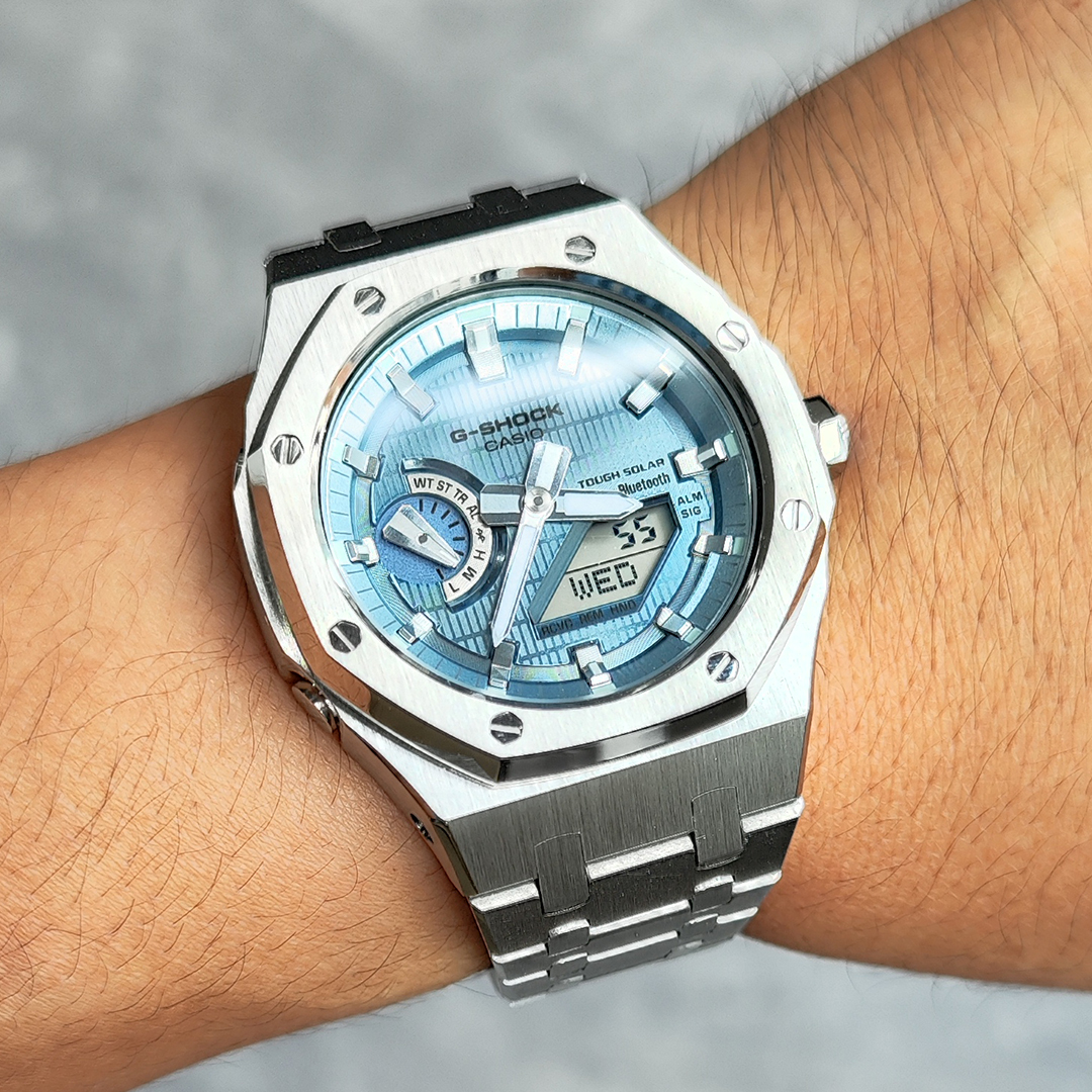 [SKXMOD] CasiOak GM & GBM 2100 Series Modding Kits | Bracelet & Rubber Band Version