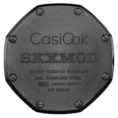 [SKXMOD] Caseback for "CasiOak" Gen.6 Modding Kits