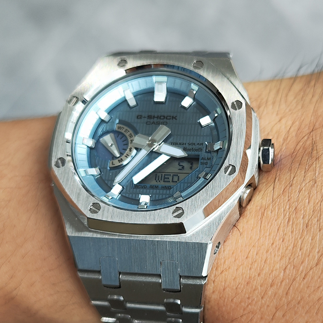 [SKXMOD] CasiOak GM & GBM 2100 Series Modding Kits | Bracelet & Rubber Band Version