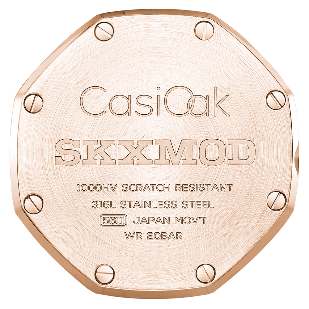 [SKXMOD] Caseback for "CasiOak" Gen.6 Modding Kits