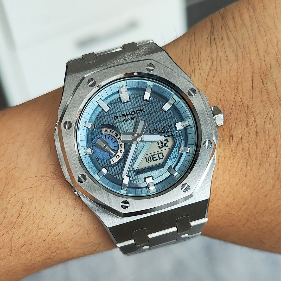 [SKXMOD] CasiOak GM & GBM 2100 Series Modding Kits | Bracelet & Rubber Band Version