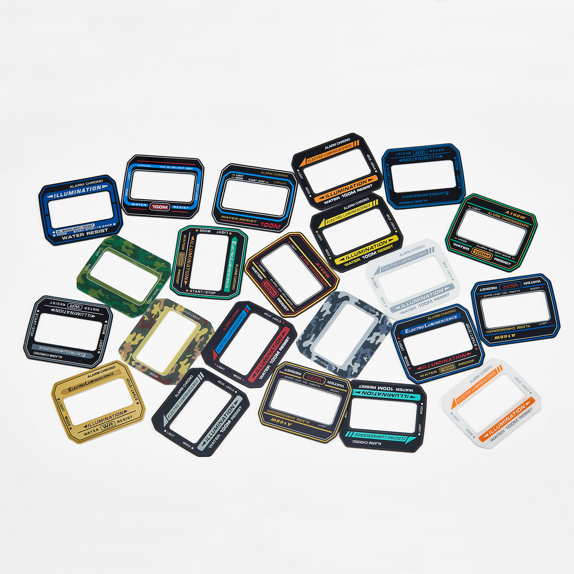 Faceplates for A168 & F-105W Series Modding Kits