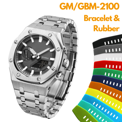 [SKXMOD] CasiOak GM & GBM 2100 Series Modding Kits | Bracelet & Rubber Band Version