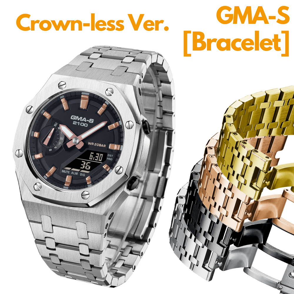 [SKXMOD] CasiOak Gen.4 Remake GMA-S2100 Series Modding Kits | Bracelet Version