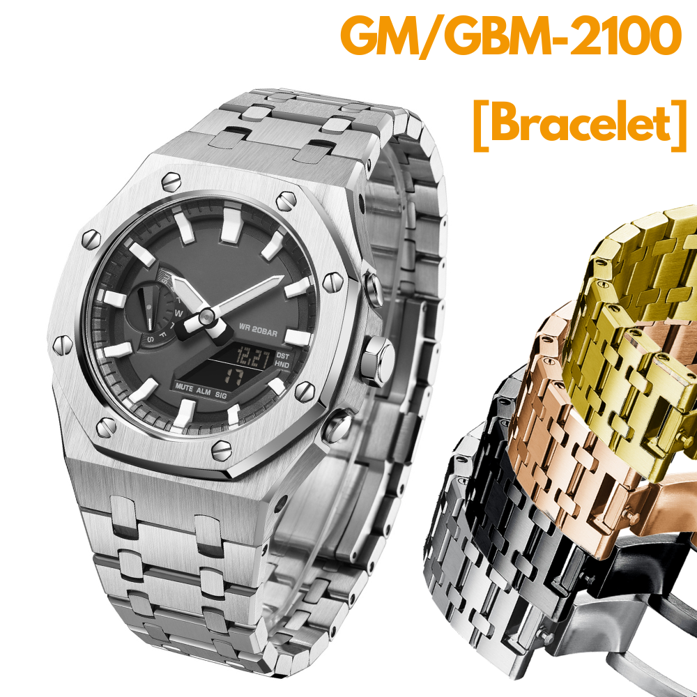 [SKXMOD] CasiOak GM & GBM 2100 Series Modding Kits | Bracelet Version