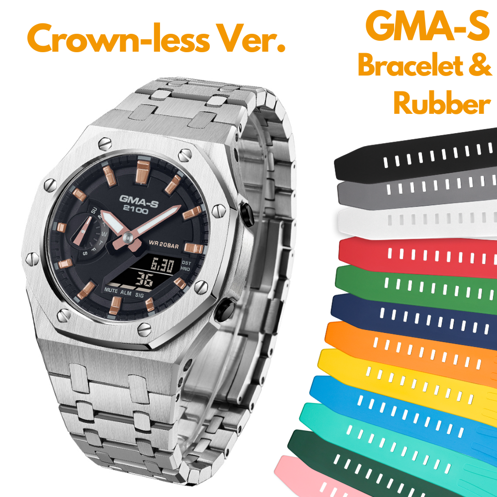 [SKXMOD] CasiOak Gen.4 Remake GMA-S2100 Series Modding Kits | Bracelet & Rubber Band Version