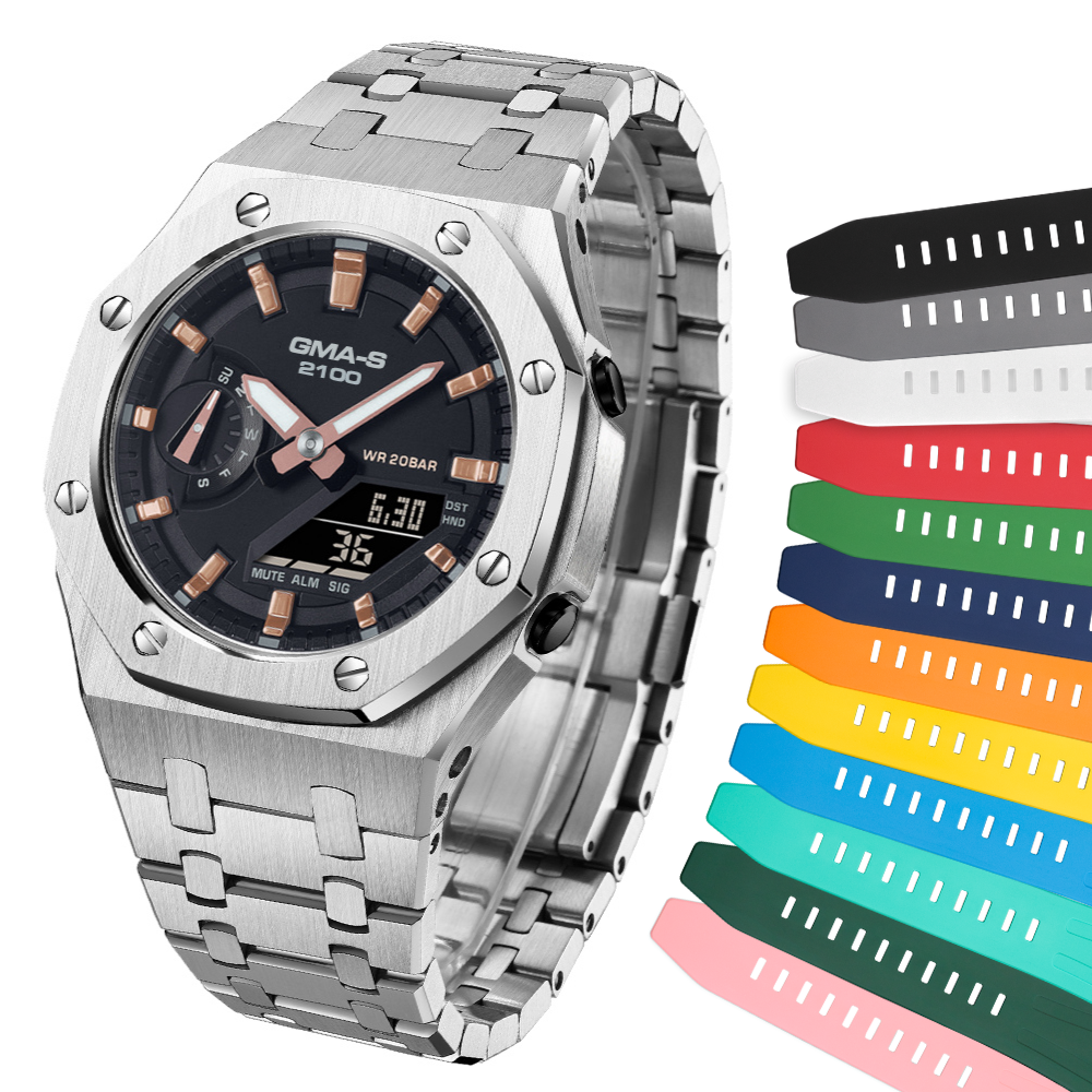 [SKXMOD] CasiOak Gen.4 Remake GMA-S2100 Series Modding Kits | Bracelet & Rubber Band Version