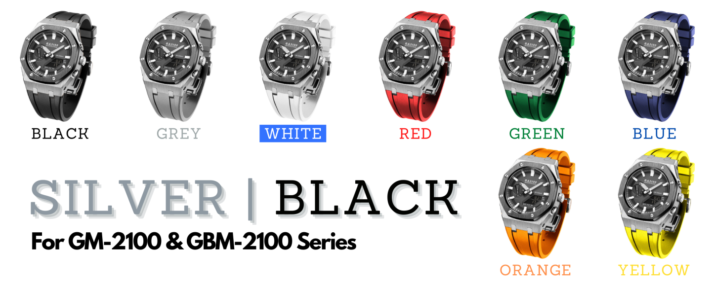 [SKXMOD] CasiOak GM & GBM 2100 Series Modding Kits | Rubber Band Version