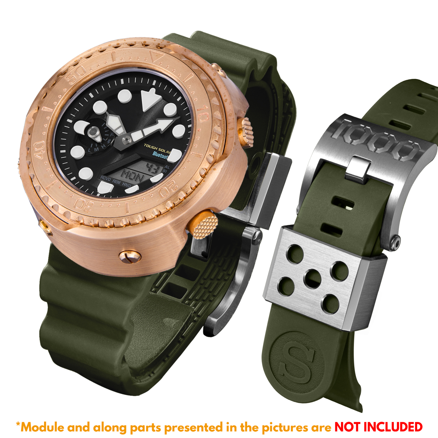 [SKXMOD] Ana-Digi Tuna Modding Kits | Bronze Version