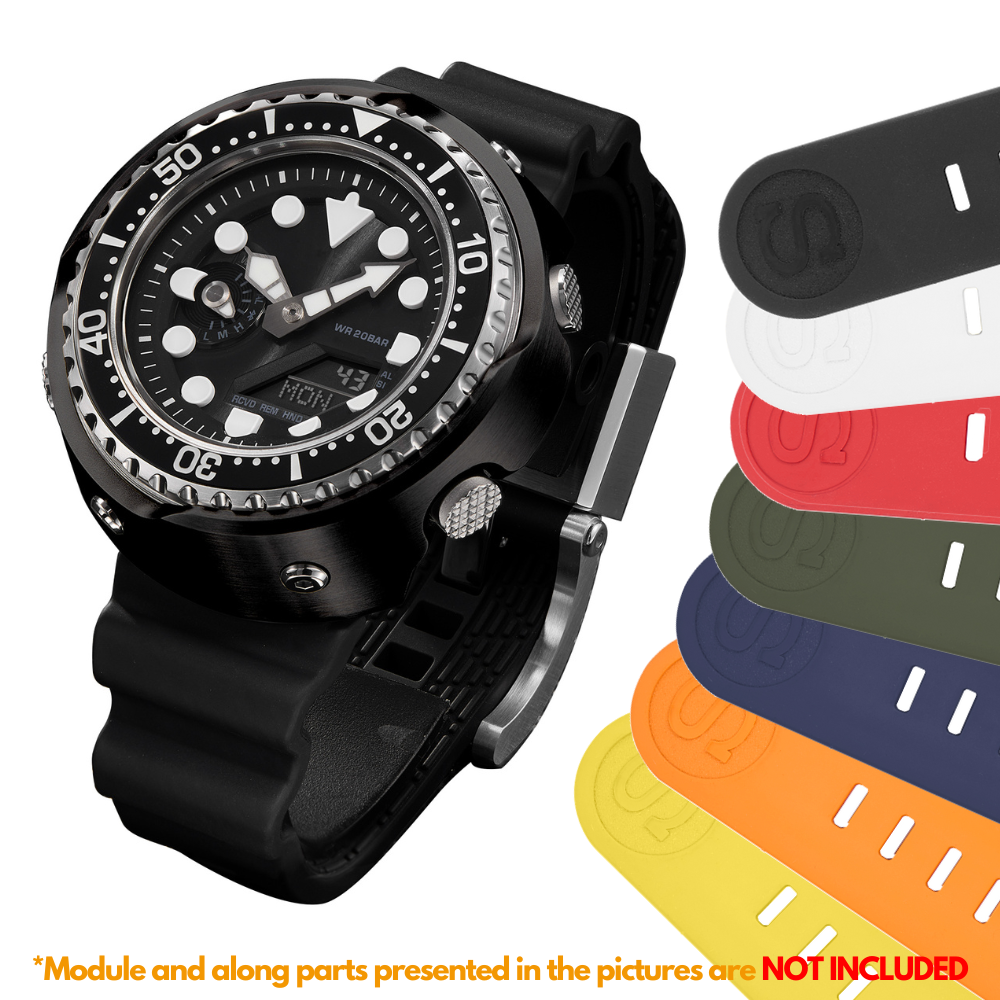 [SKXMOD] Ana-Digi Tuna Modding Kits | Stainless Steel Version