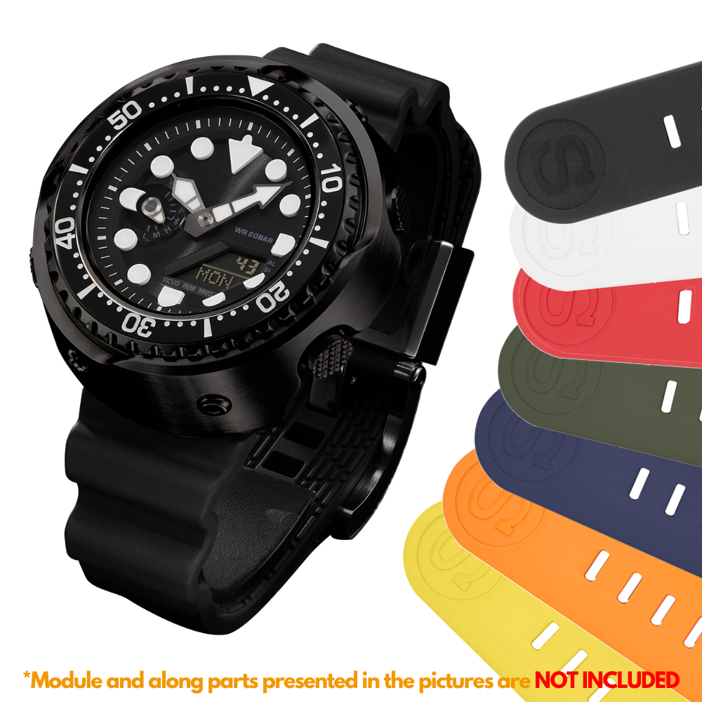 [SKXMOD] Ana-Digi Tuna Modding Kits | Titanium Version