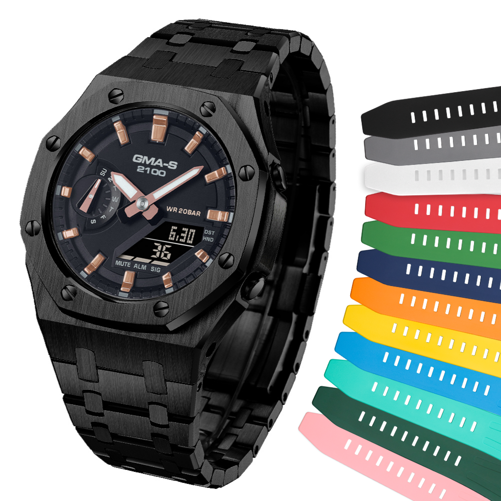 [SKXMOD] CasiOak Gen.4 Remake GMA-S2100 Series Modding Kits | Bracelet & Rubber Band Version