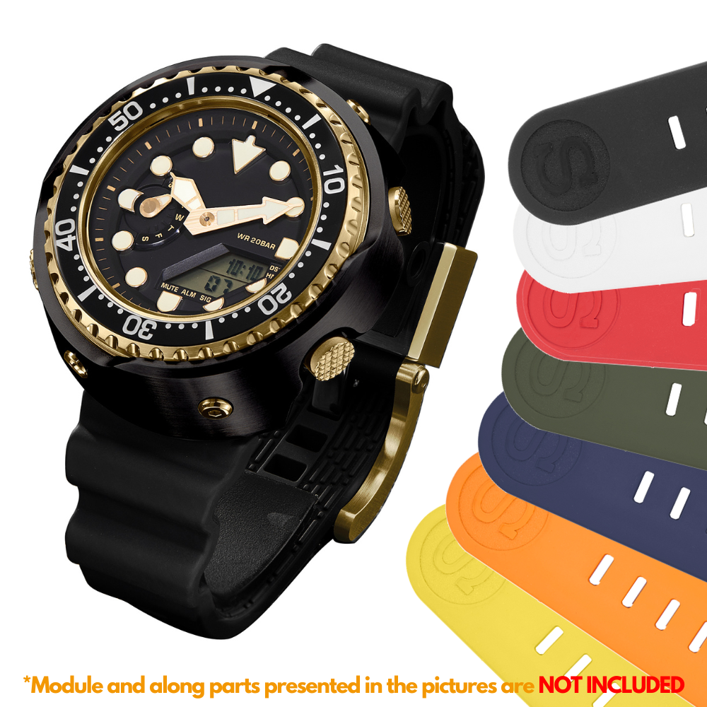 [SKXMOD] Ana-Digi Tuna Modding Kits | Stainless Steel Version