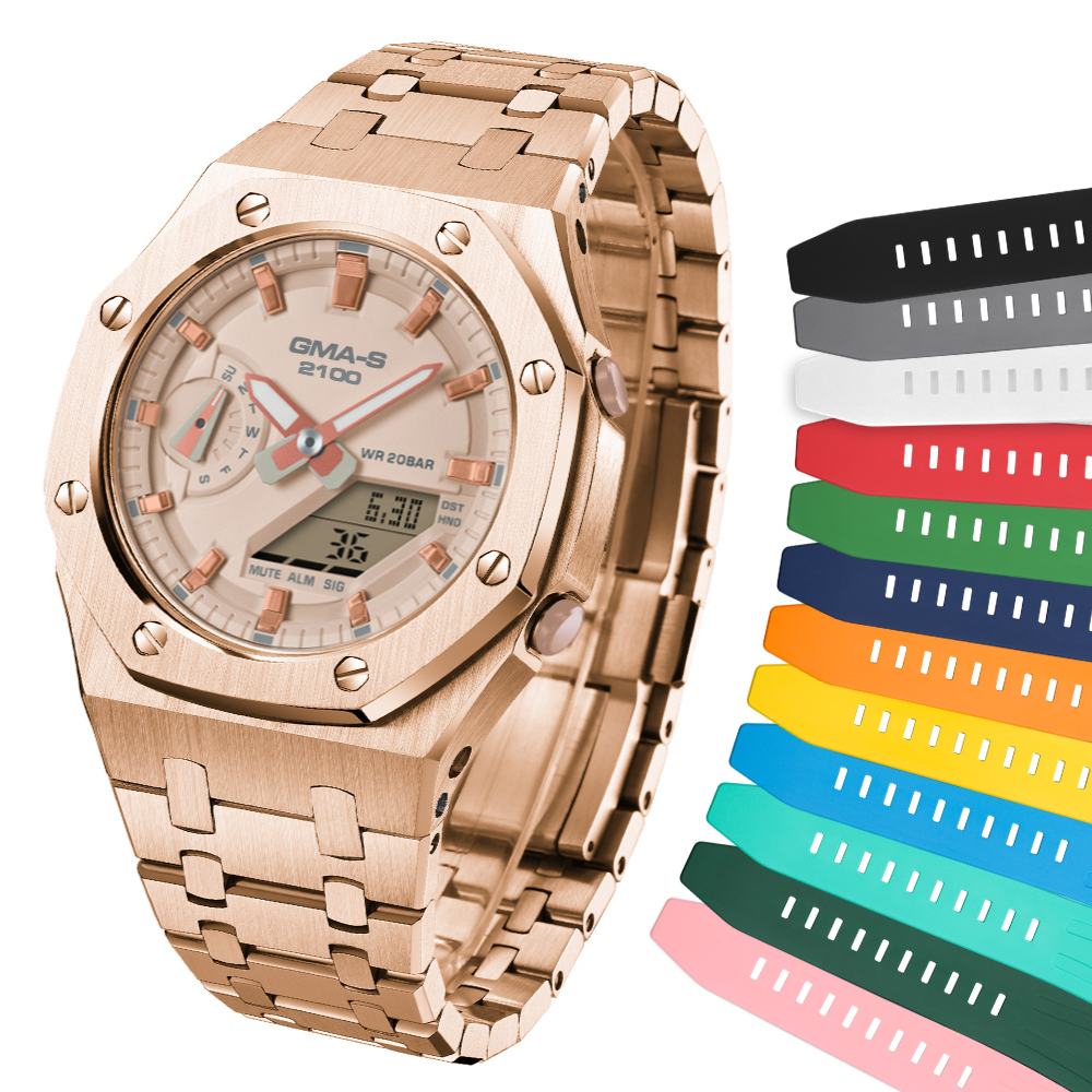 [SKXMOD] CasiOak Gen.4 Remake GMA-S2100 Series Modding Kits | Bracelet & Rubber Band Version