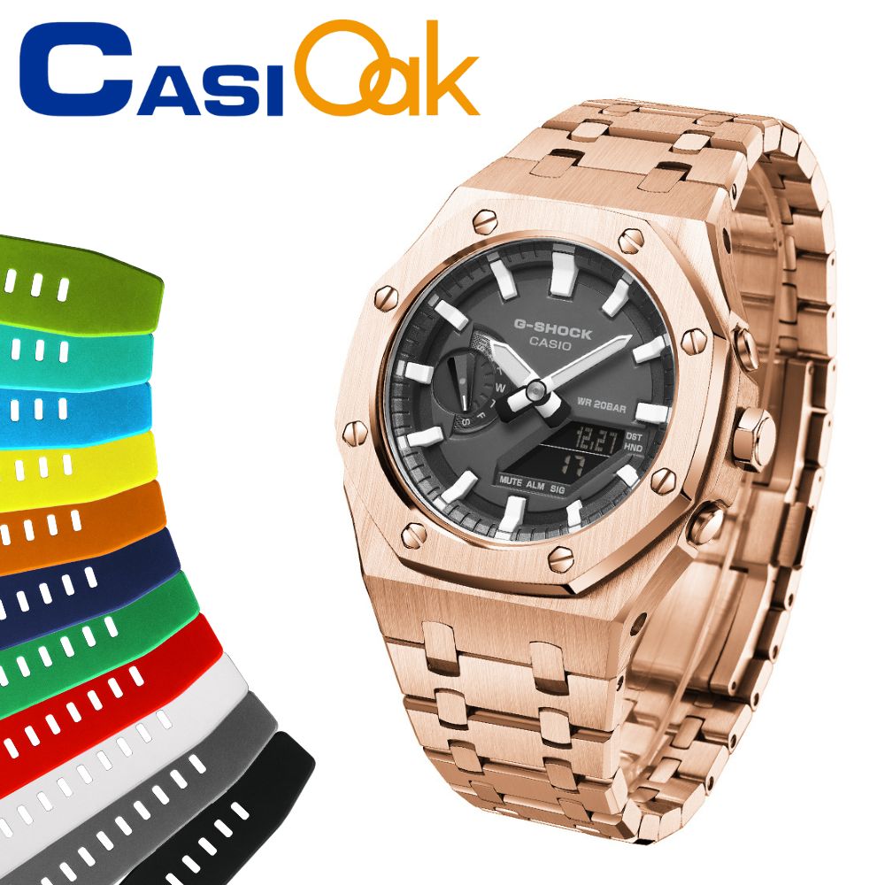[SKXMOD] CasiOak GA & GA-B 2100 Series Modding Kits | Bracelet & Rubber Band Version