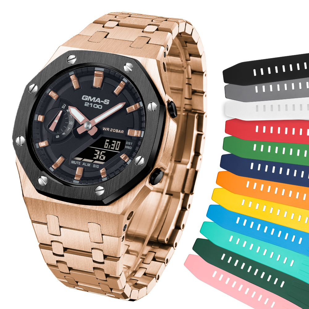 [SKXMOD] CasiOak Gen.4 Remake GMA-S2100 Series Modding Kits | Bracelet & Rubber Band Version