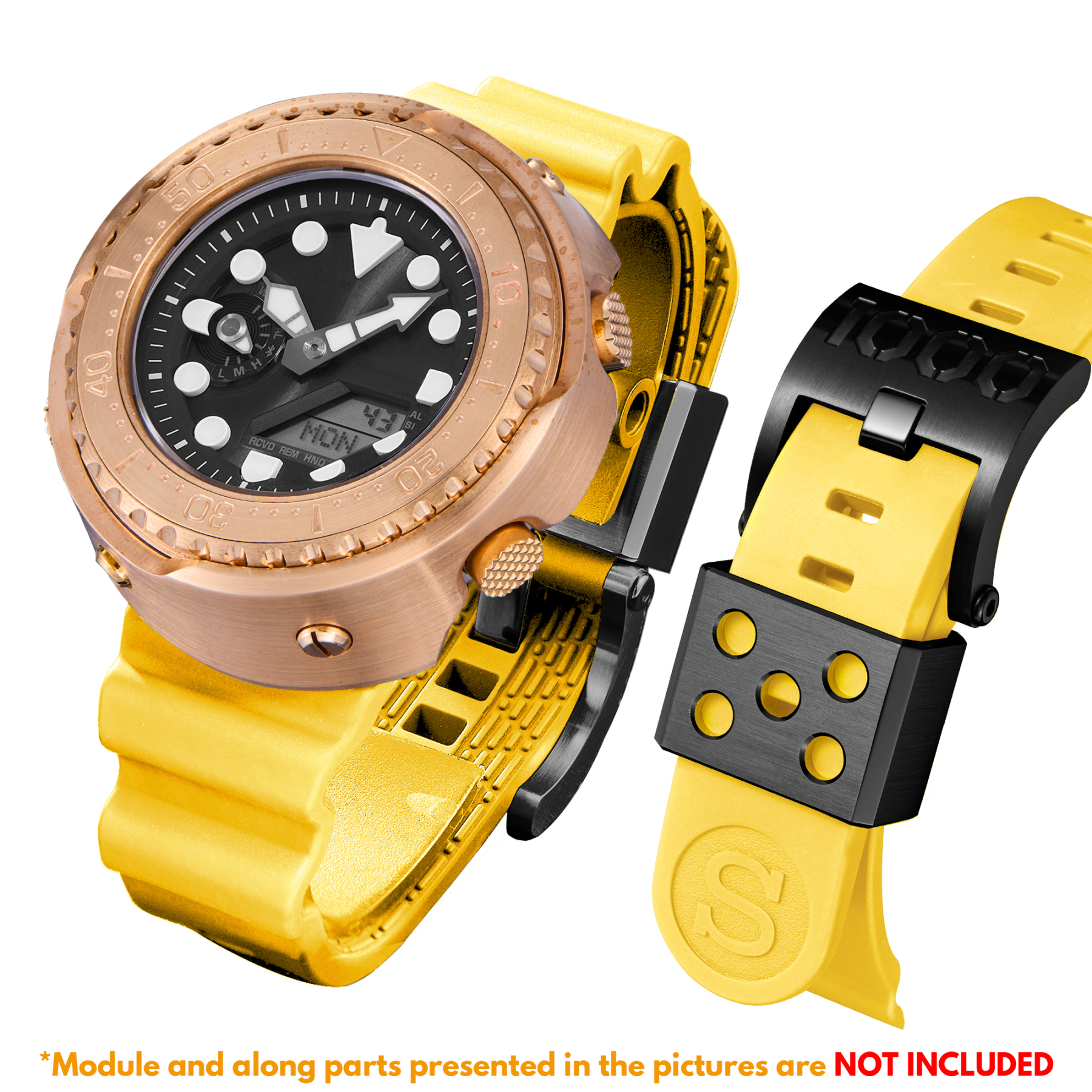 [SKXMOD] Ana-Digi Tuna Modding Kits | Bronze Version