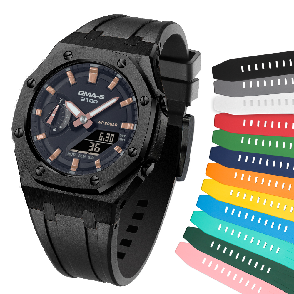 [SKXMOD] CasiOak Gen.4 Remake GMA-S2100 Series Modding Kits | Rubber Band Version