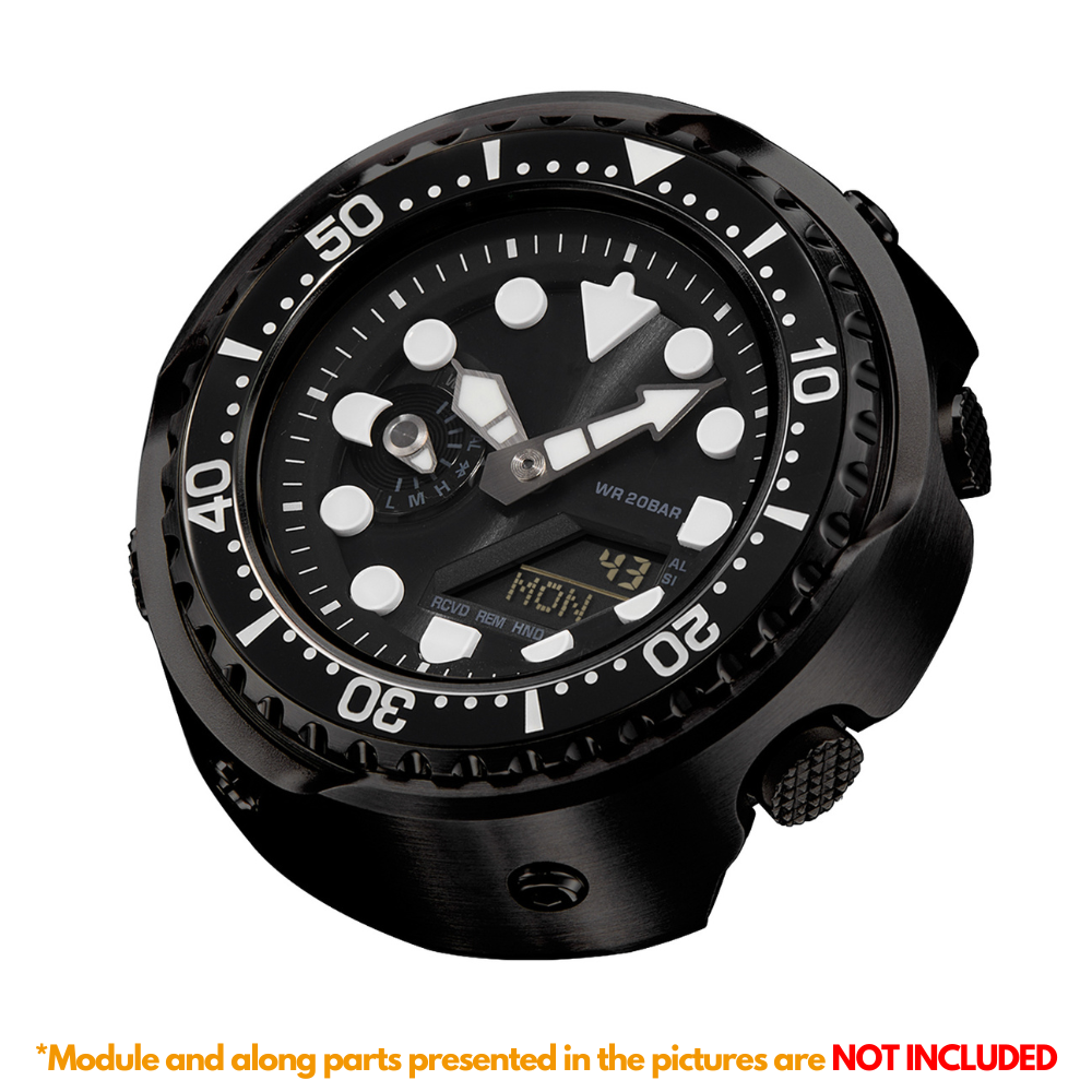 [SKXMOD] Ana-Digi Tuna Modding Kits | Titanium Version