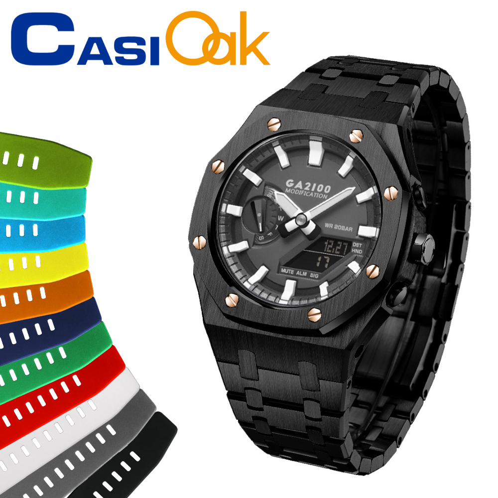 [SKXMOD] CasiOak GA & GA-B 2100 Series Modding Kits | Bracelet & Rubber Band Version