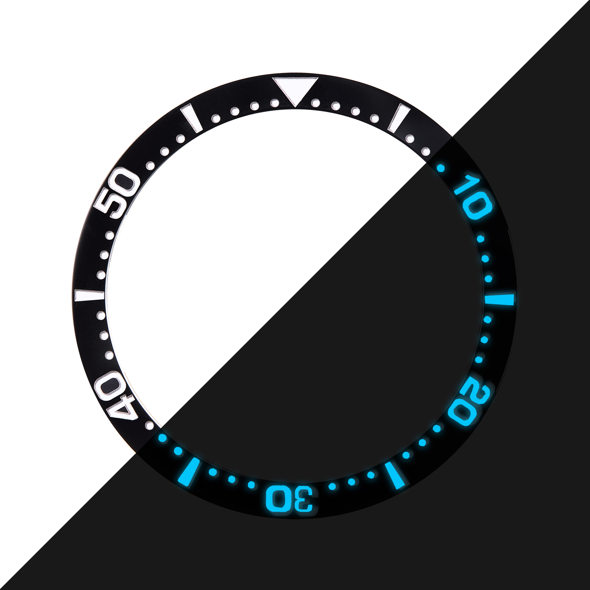 [SKXMOD] Bezel Inserts for Ana-Digi Tuna Modding Kits