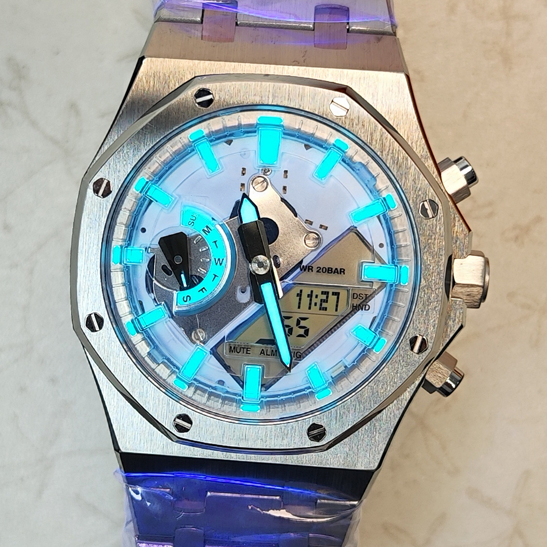 Transparent Dials, Hour Markers & Chapter Rings for GA-2100/2110 Series