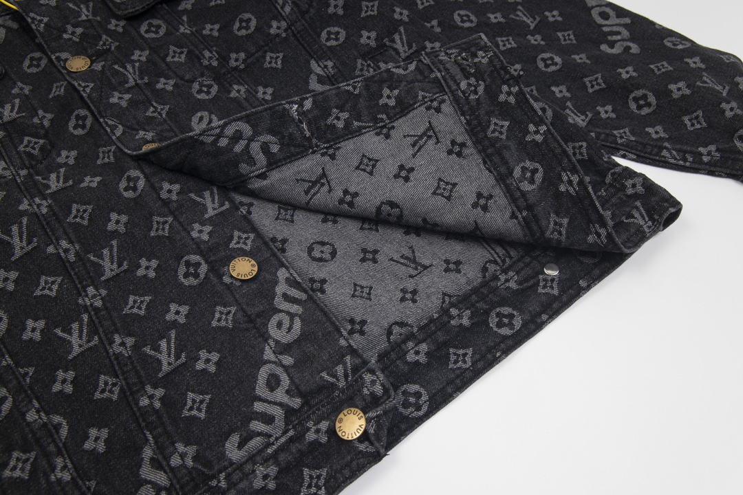 LV X Supreme Denim Jacket
