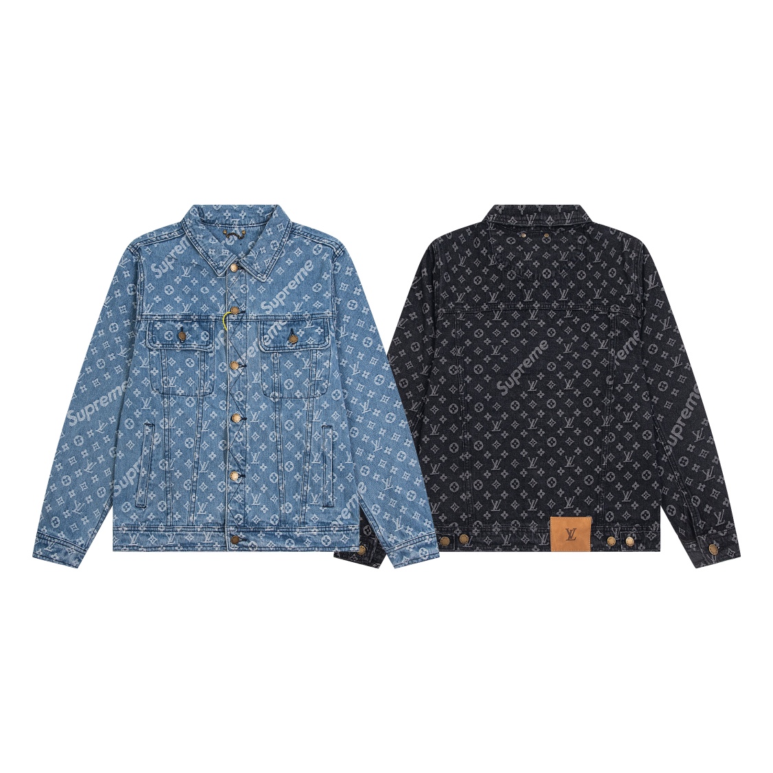 LV X Supreme Denim Jacket