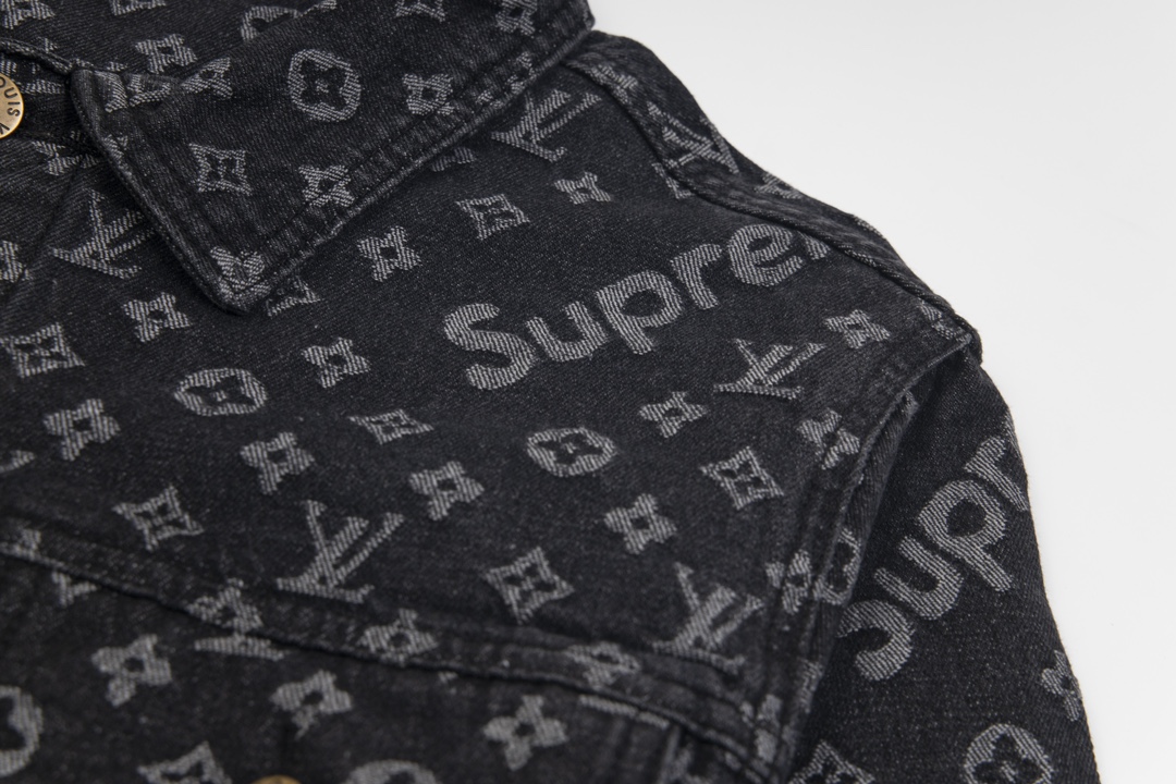 LV X Supreme Denim Jacket